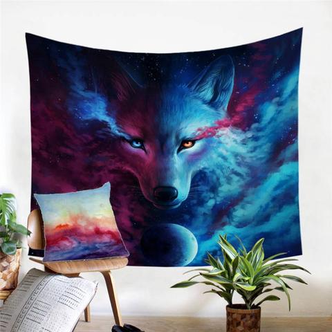 Toile Loup Obscur